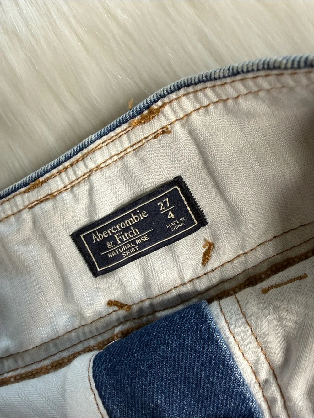 Abercrombie Acid Wash 90’s Style Denim Mini Skirt